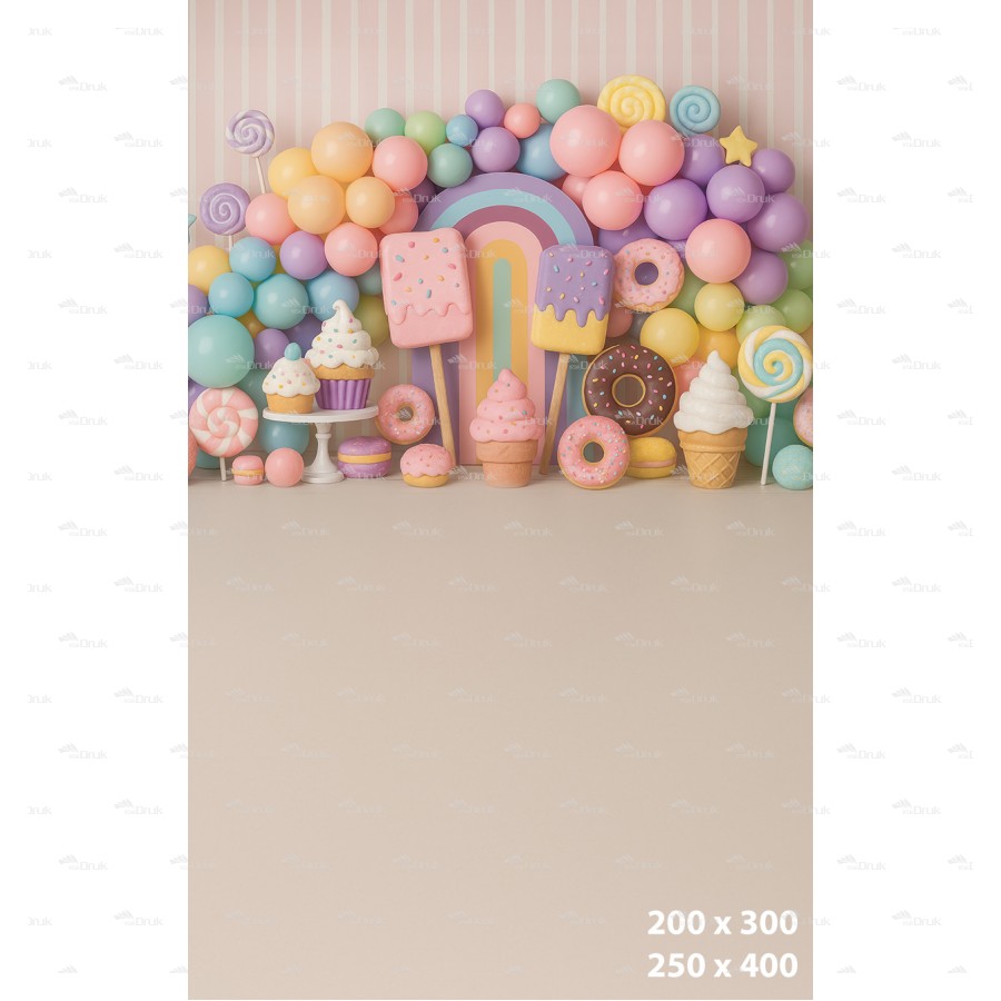 Tło fotograficzne Słodycze 3532